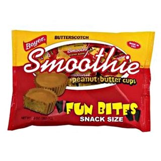 Boyer Butterscotch Peanut Butter Smoothie Cups Fun Bites 10oz Bag. - Specialty Snack by The Boyer Corporation