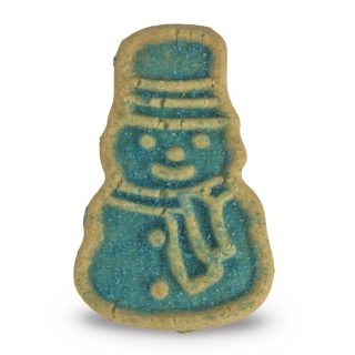 Carlotta's Christmas Themed Italian Cookies, 1 Lb Tub, (Snowman) - Specialty Snack by Carlotta's Bakery