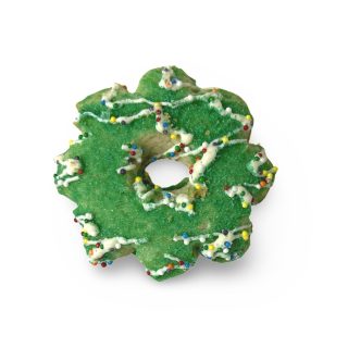 Carlotta's Christmas Themed Italian Cookies, 1 Lb Tub, (Christmas Wreath) - Specialty Snack by Carlotta's Bakery