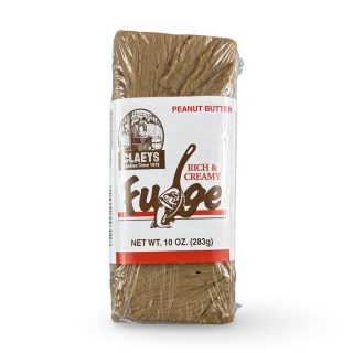 Claeys Rich & Creamy Fudge – Huge 10 oz Brick | Peanut Butter - Specialty Snack by Claeys
