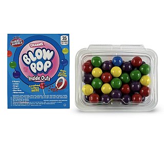 Dubble Bubble Gumball Tub – Classic & Filled Bubble Gum | Blow Pop Inside Outs Filled