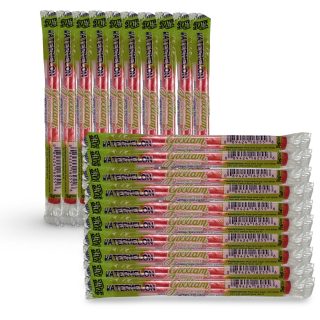 Gilliam Nostalgic Candy Sticks – Classic Retro Sweet Treats | Sour Watermelon Flavor, 20 Count - Specialty Snack by Gilliam