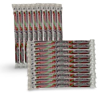 Gilliam Nostalgic Candy Sticks – Classic Retro Sweet Treats | Strawberry Flavor, 20 Count - Specialty Snack by Gilliam