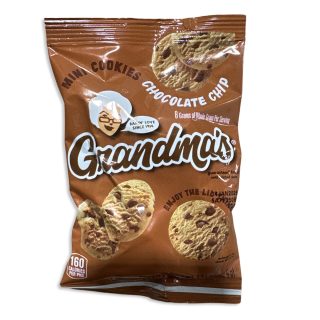 Grandma's Mini Chocolate Chip Cookies 2 Oz., 10 Pack - Specialty Snack by Grandma's Cookies