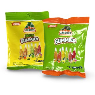 Jarritos Gummies 2-Pack - Regular and Sour Gummies, 4 Oz. - Specialty Snack by Tribeca Curations