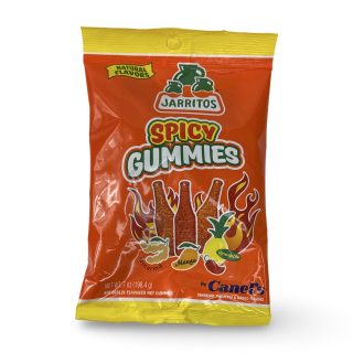 Jarritos Spicy Gummies: 7 oz Bag (Mango, Tamarind, Pineapple) - Specialty Snack by Tribeca Curations