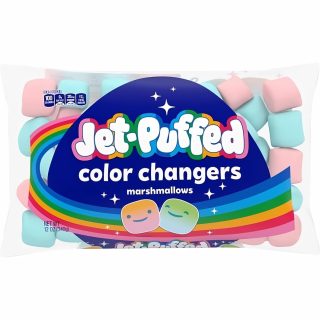 Jet-Puffed Color Changers Marshmallows, 12 Ounce Bag - Specialty Snack by Jet-Puffed