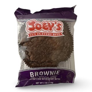 Joey's Chocolate Brownies, 6 Count Rich & Fudgy Bakery Dessert Bars - Specialty Snack by Joey's Bakery
