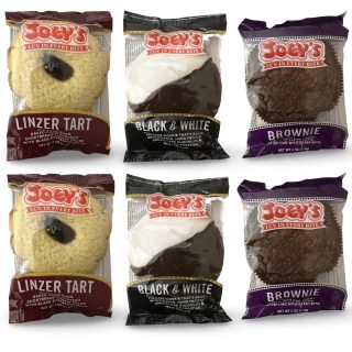 Joey's Bakery Variety Pack, Brownies, Linzer Tarts & Black & White Cookies, 6 Count Assorted Dessert Pack - Specialty Snack by Joey's Bakery