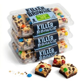 Killer Brownie Bites Value Pack | 8 Count | Kitchen Sink | Pack of 3 (24 Total Brownie Bites) - Specialty Snack by Tribeca Curations