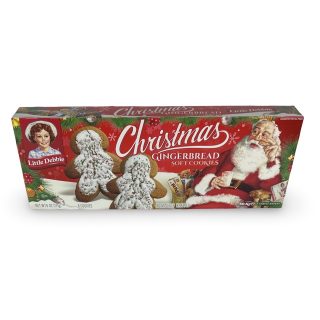 Little Debbie Christmas Themed Snack Cakes Multipack Box | Flavor: Gingerbread Man Cookies - Specialty Snack by Little Debbie