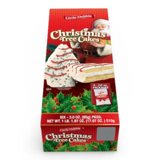 Little Debbie Christmas Themed Snack Cakes Multipack Box | Flavor: Mega Sized Vanilla Christmas Tree Cakes - Specialty Snack by Little Debbie