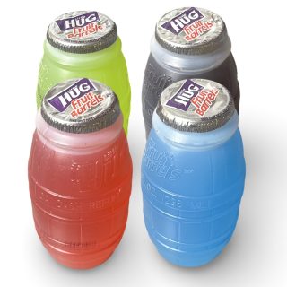 Little Hug Fruit Barrel Drinks, Original Flavors, 8 oz, 4 Pack - Specialty Snack by Little Hug