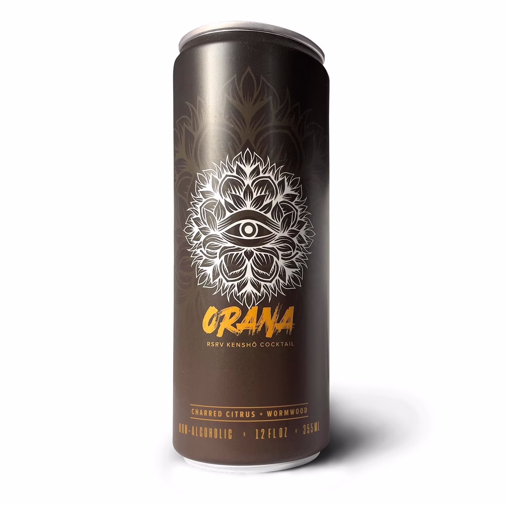 RSRV Non-Alcoholic Cocktail, Kensho Cocktail, Non-Alcoholic Beverage Replacement (Orana - Charred Citrus and Wormwood, 12oz, 12Pack) - Specialty Snack by RSRV Collective