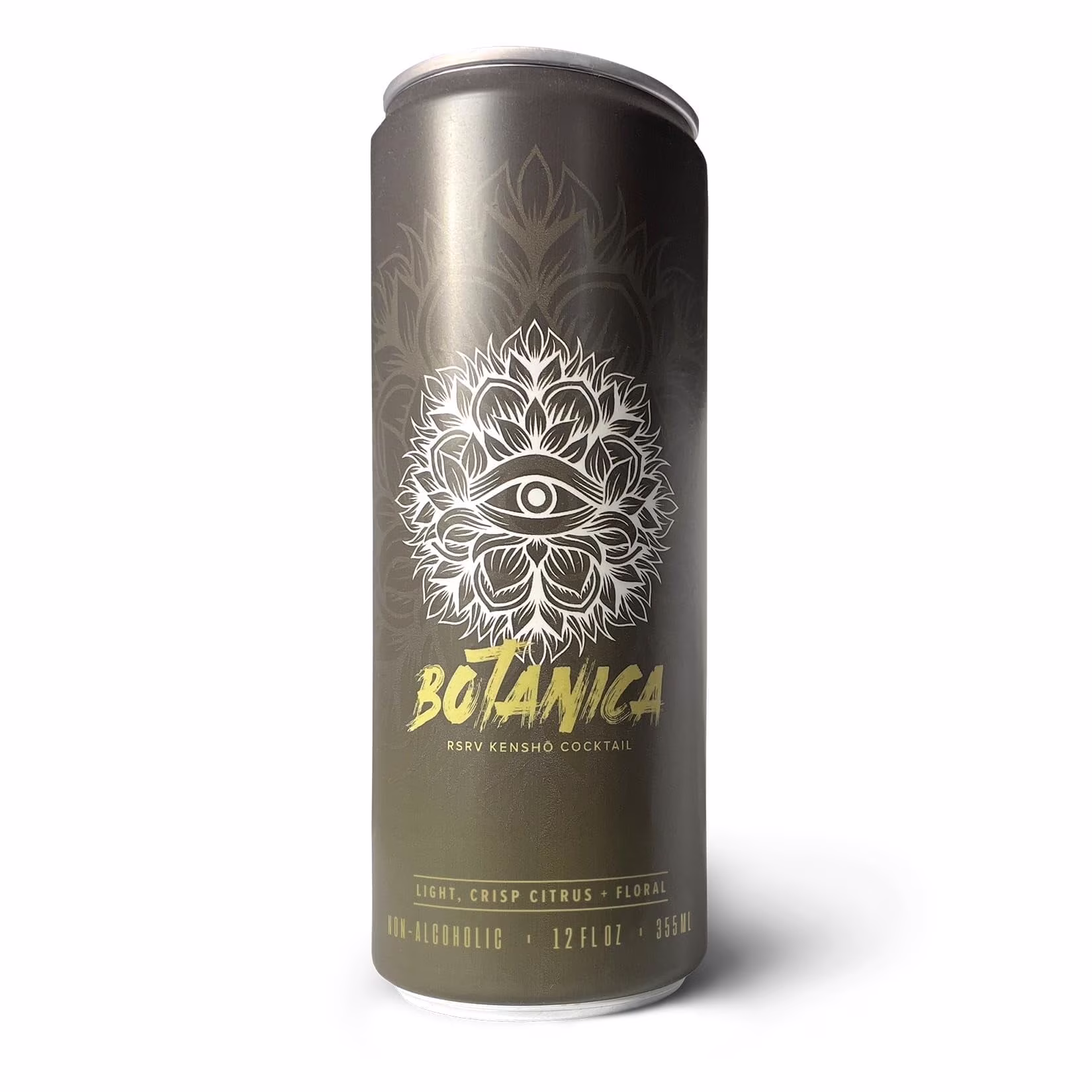 RSRV Non-Alcoholic Cocktail, Kensho Cocktail, Non-Alcoholic Beverage Replacement (Botanica - Juniper and Florals, 12oz, 12Pack) - Specialty Snack by RSRV Collective