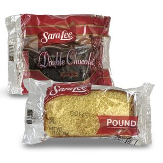Sara Lee Individually Wrapped Buttery Pound Cake and Chocolate Cakes, 12 Pack - Specialty Snack by Sara Lee