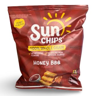Sunchips Honey BBQ Whole Grain Chips, 1 Oz, 16 Bags - Specialty Snack by Sunchips