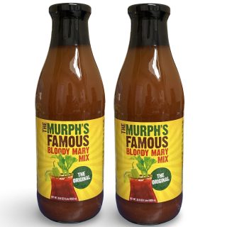 The Murph's Famous Bloody Mary Mix, Original, 33.8 fl oz (Pack of 2) - Specialty Snack by The Murph's Famous