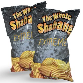 The Whole Shabang Extreme Potato Chips, 2x BIG 6 Oz Bags - Specialty Snack by BIGS