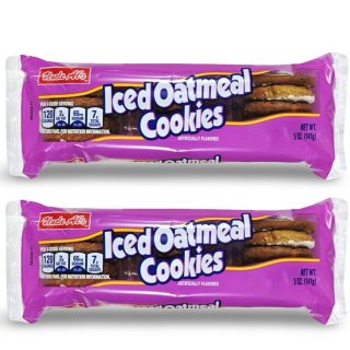 Uncle Al's Iced Oatmeal Cookies, 5 oz, 2 Packs - Specialty Snack by Uncle Al's