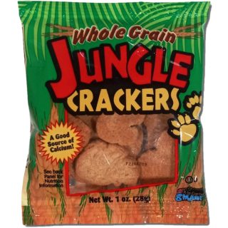 Whole Grain Jungle Graham Crackers School Snack, 20 Packs - Specialty Snack by Tribeca Curations